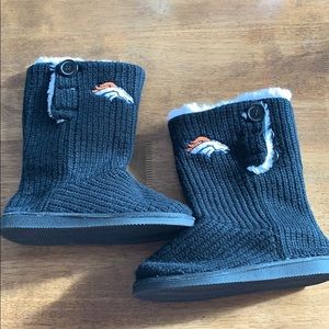 Denver Bronco Slipper Boot